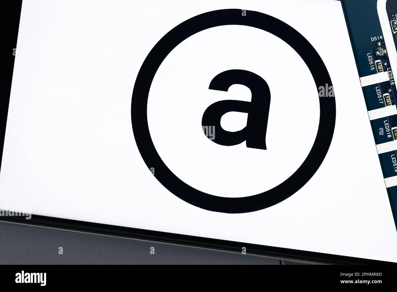 Arweave (AR) editorial. Arweave (AR) is a cryptocurrency Stock Photo - Alamy