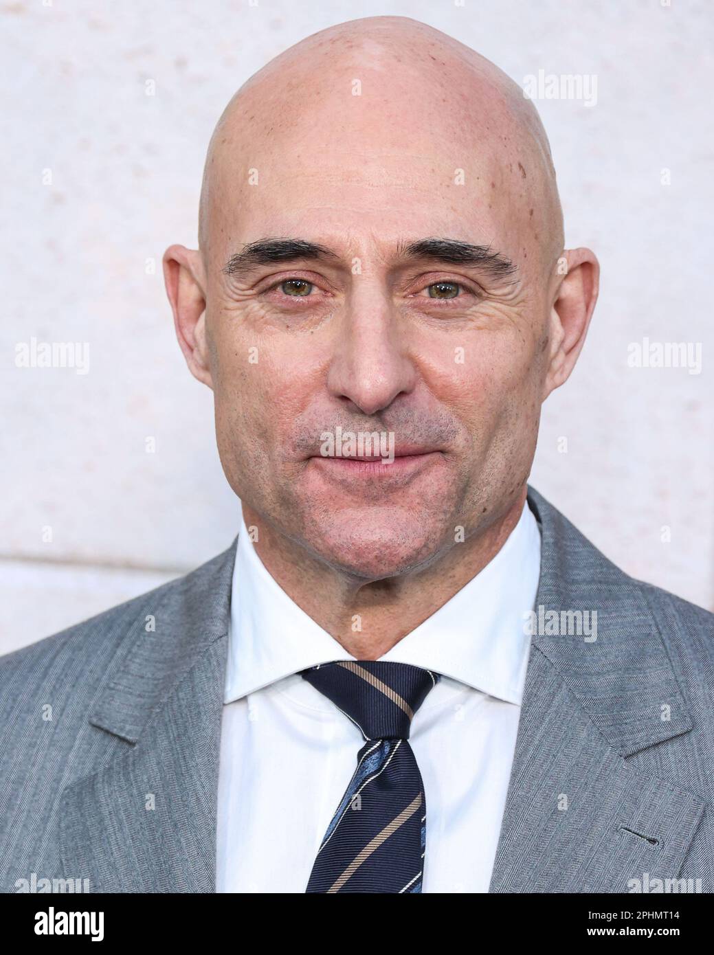 Westwood, United States. 28th Mar, 2023. WESTWOOD, LOS ANGELES, CALIFORNIA, USA - MARCH 28: British actor Mark Strong arrives at the Los Angeles Premiere Of Netflix's 'Murder Mystery 2' held at the Regency Village Theatre on March 28, 2023 in Westwood, Los Angeles, California, United States. (Photo by Xavier Collin/Image Press Agency) Credit: Image Press Agency/Alamy Live News Stock Photo