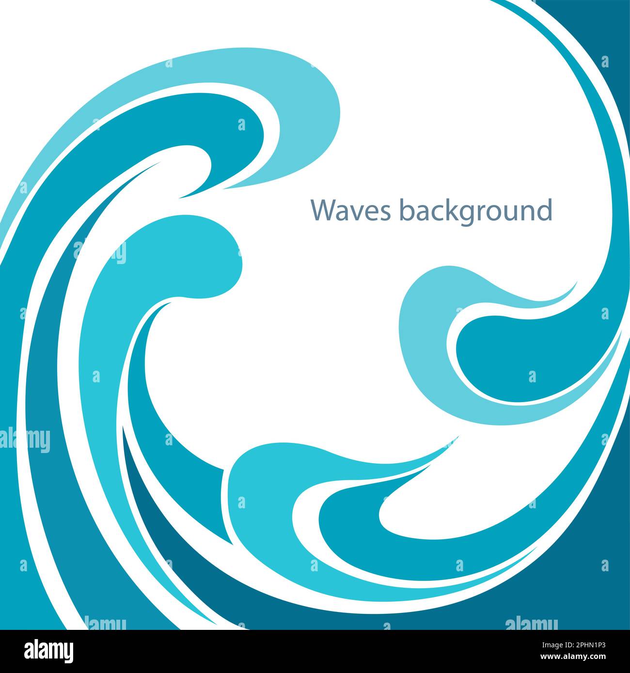 Water Wave Logo abstract design Stock Vector Image & Art - Alamy
