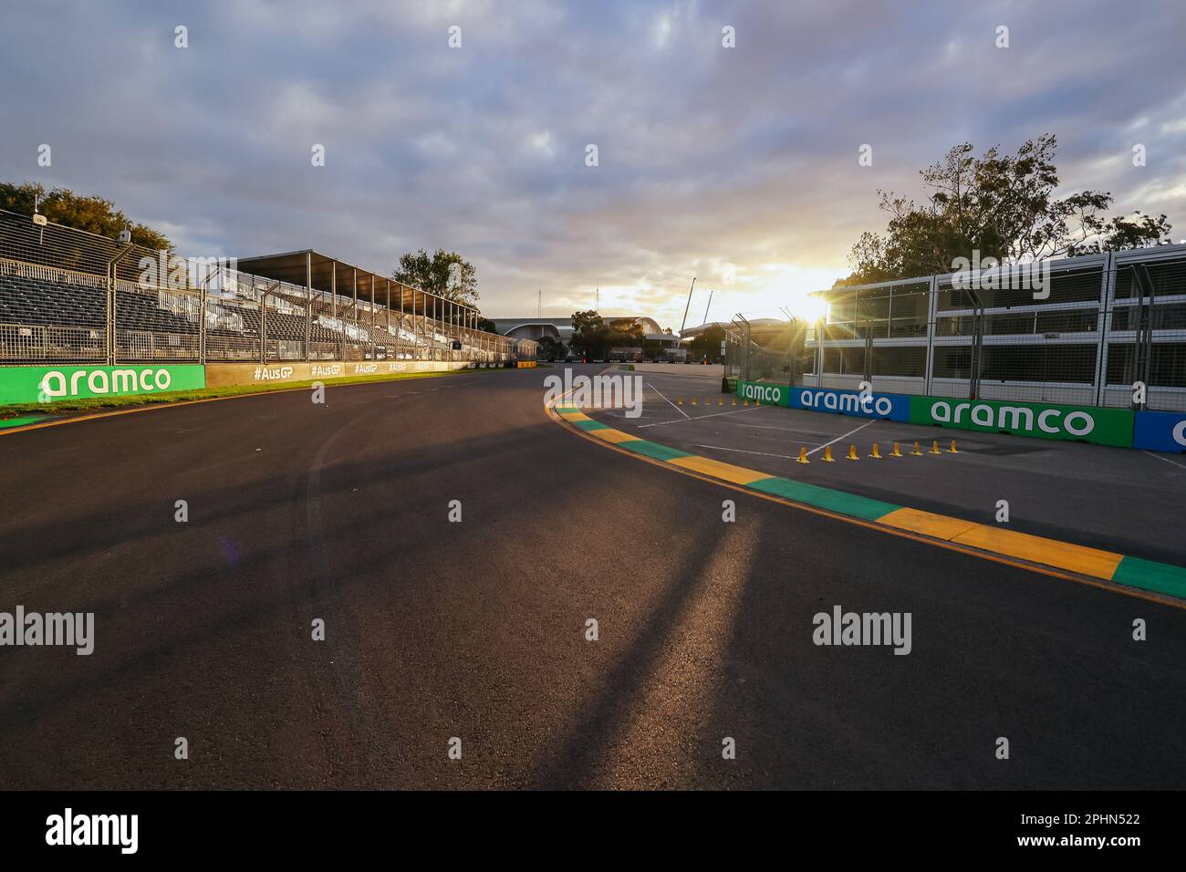 Melbourne, Victoria, Australia. 29th Mar, 2023. MELBOURNE, AUSTRALIA - MARCH 29: Pre race atmosphere on circuit at the 2023 Australian Formula 1 Grand Prix on 29th March 2023 (Credit Image: © Chris Putnam/ZUMA Press Wire) EDITORIAL USAGE ONLY! Not for Commercial USAGE! Stock Photo