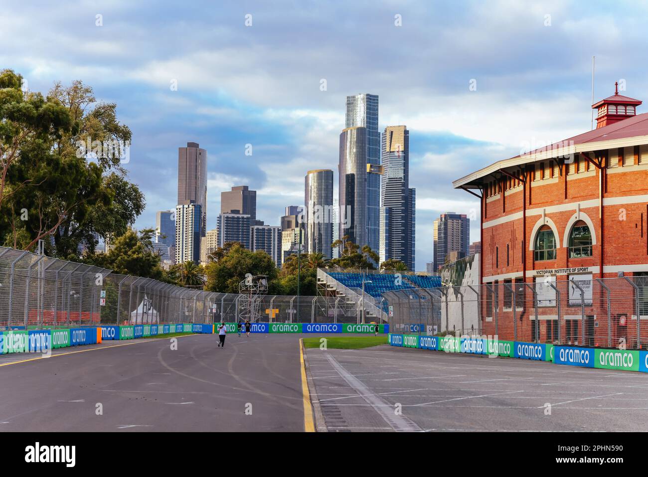Melbourne, Victoria, Australia. 29th Mar, 2023. MELBOURNE, AUSTRALIA - MARCH 29: Pre race atmosphere on circuit at the 2023 Australian Formula 1 Grand Prix on 29th March 2023 (Credit Image: © Chris Putnam/ZUMA Press Wire) EDITORIAL USAGE ONLY! Not for Commercial USAGE! Stock Photo