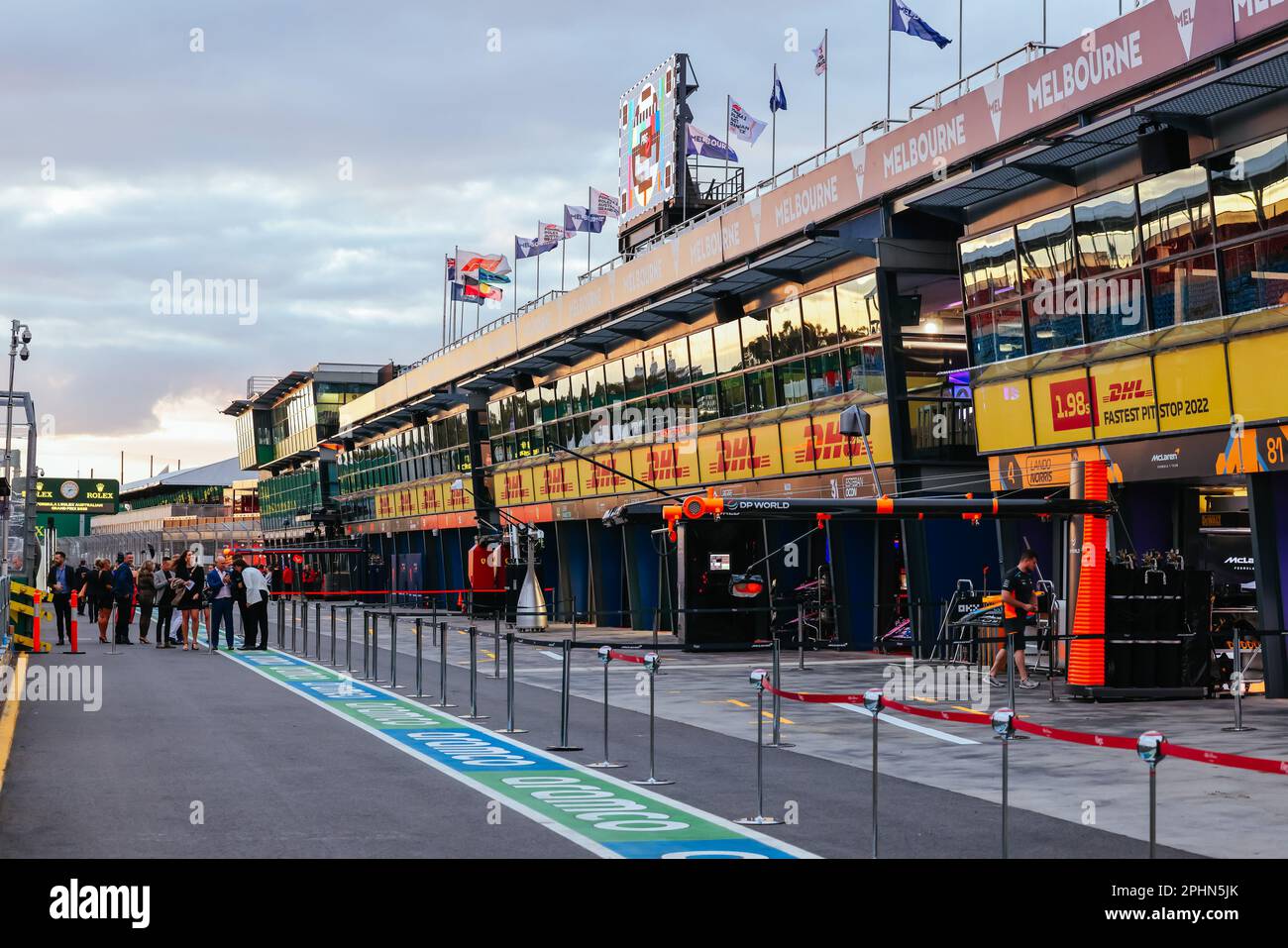 Melbourne, Victoria, Australia. 29th Mar, 2023. MELBOURNE, AUSTRALIA - MARCH 29: Atmosphere at the 2023 Australian Formula 1 Grand Prix on 29th March 2023 (Credit Image: © Chris Putnam/ZUMA Press Wire) EDITORIAL USAGE ONLY! Not for Commercial USAGE! Stock Photo