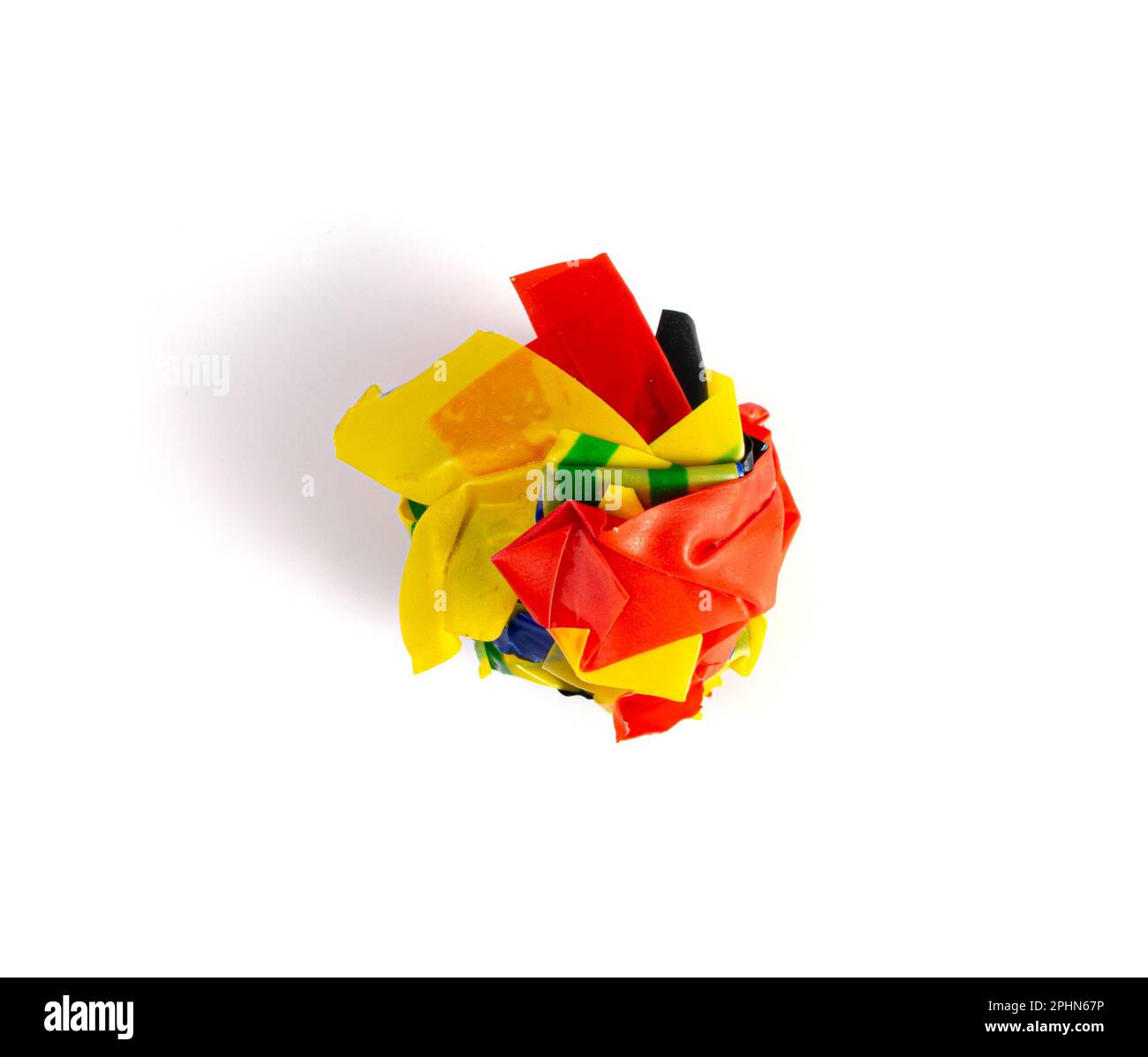 Blue Red Electrical Sticky Tapes, Adhesive Pieces Isolated, Plastic