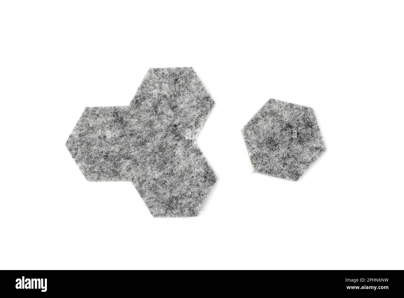 Adhesive felt pads floor protectors isolated. Antiskid felt stickers