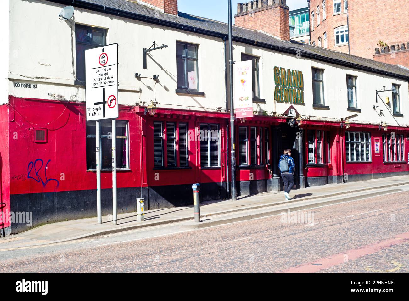 Grand Central Pub, Oxford Street, Manchester, Lancashire, England Stock
