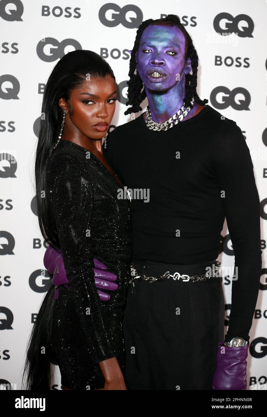 Leomie Anderson and Lancey Foux attend the GQ Men Of The Year Awards