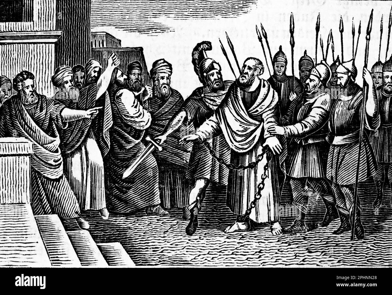 the Apostles, New Testament, bible 1831, historical illustration Stock