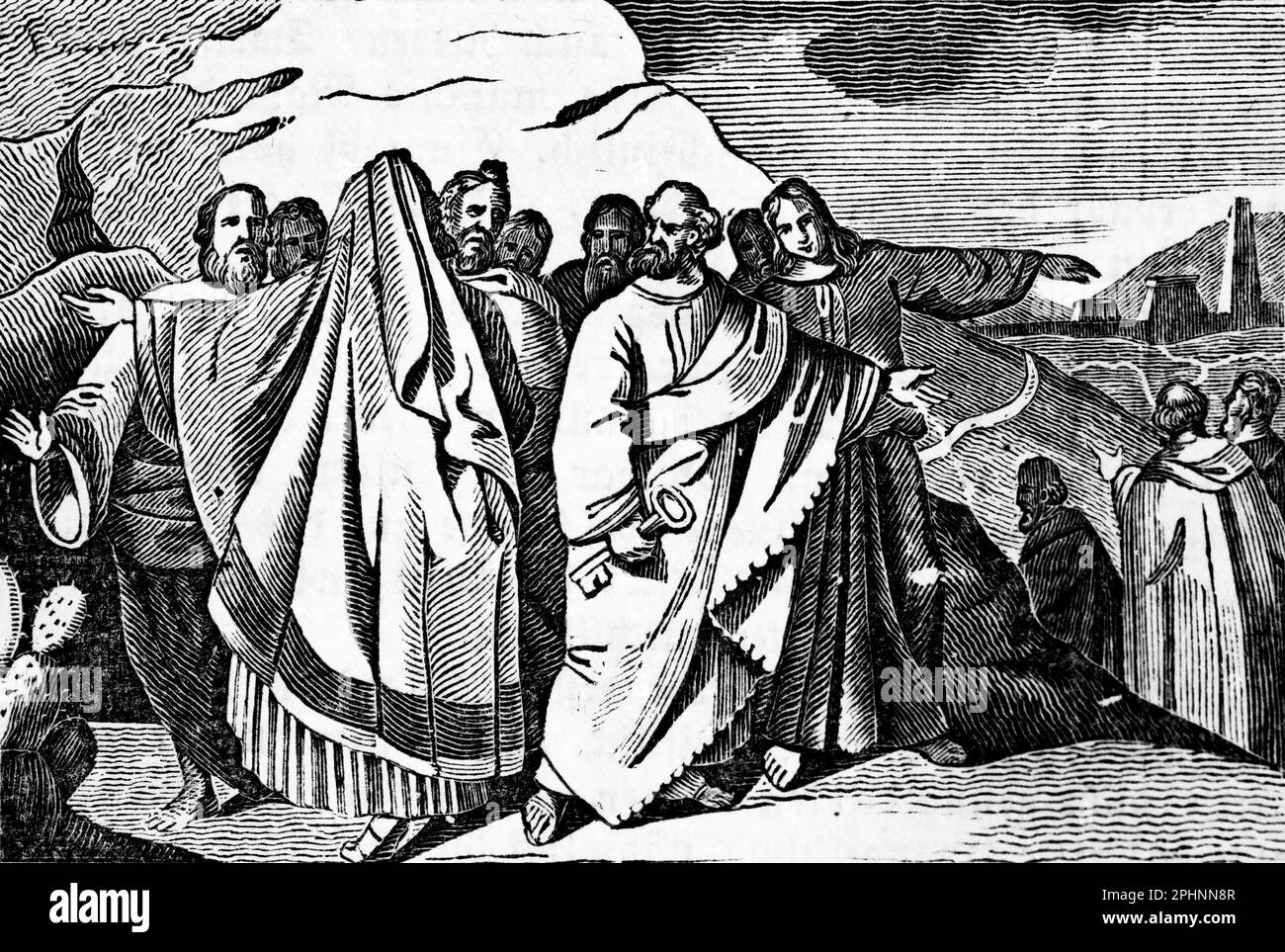 The Apostles proclaiming the glorious gospel of Jesus and his realm in ...