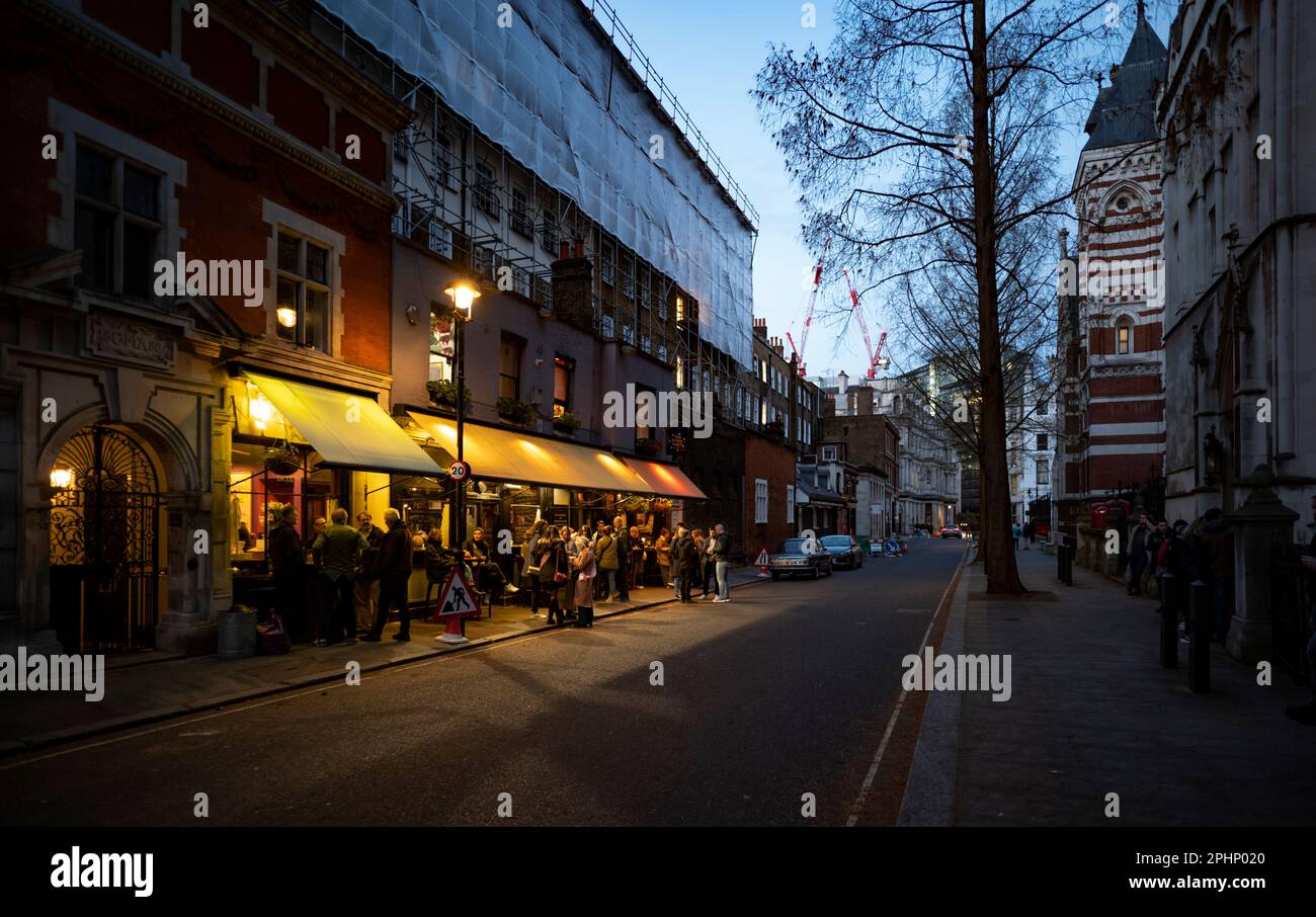 Seven Stars Pub in Carey Street central London March 2023 The Seven