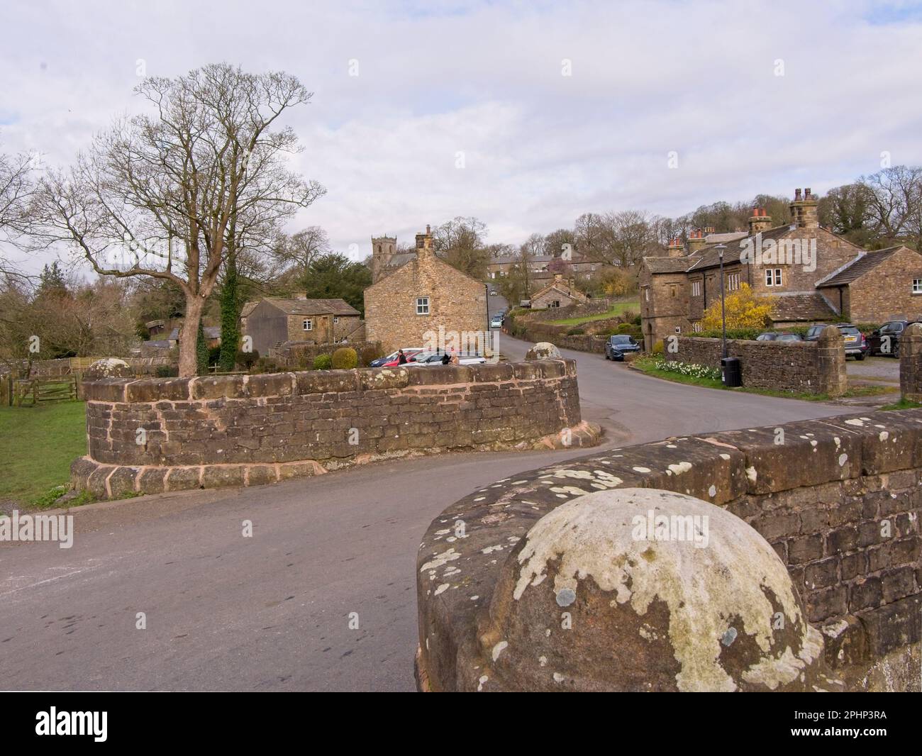 bottom of high street Stock Photo