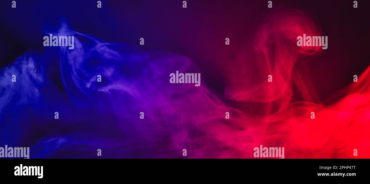 Colored smoke as background Stock Photo