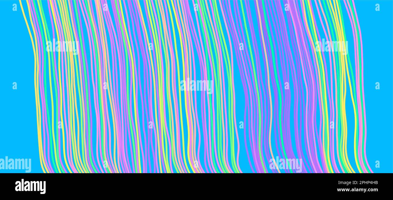 Irregular vertical lines pattern in perspective. Geometric wallpaper