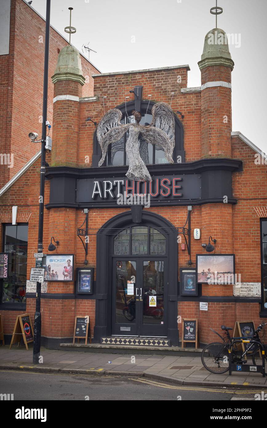 The Arthouse cinema, Tottenham Lane, Crouch End, London Borough of Haringey, England, United Kingdom. Stock Photo