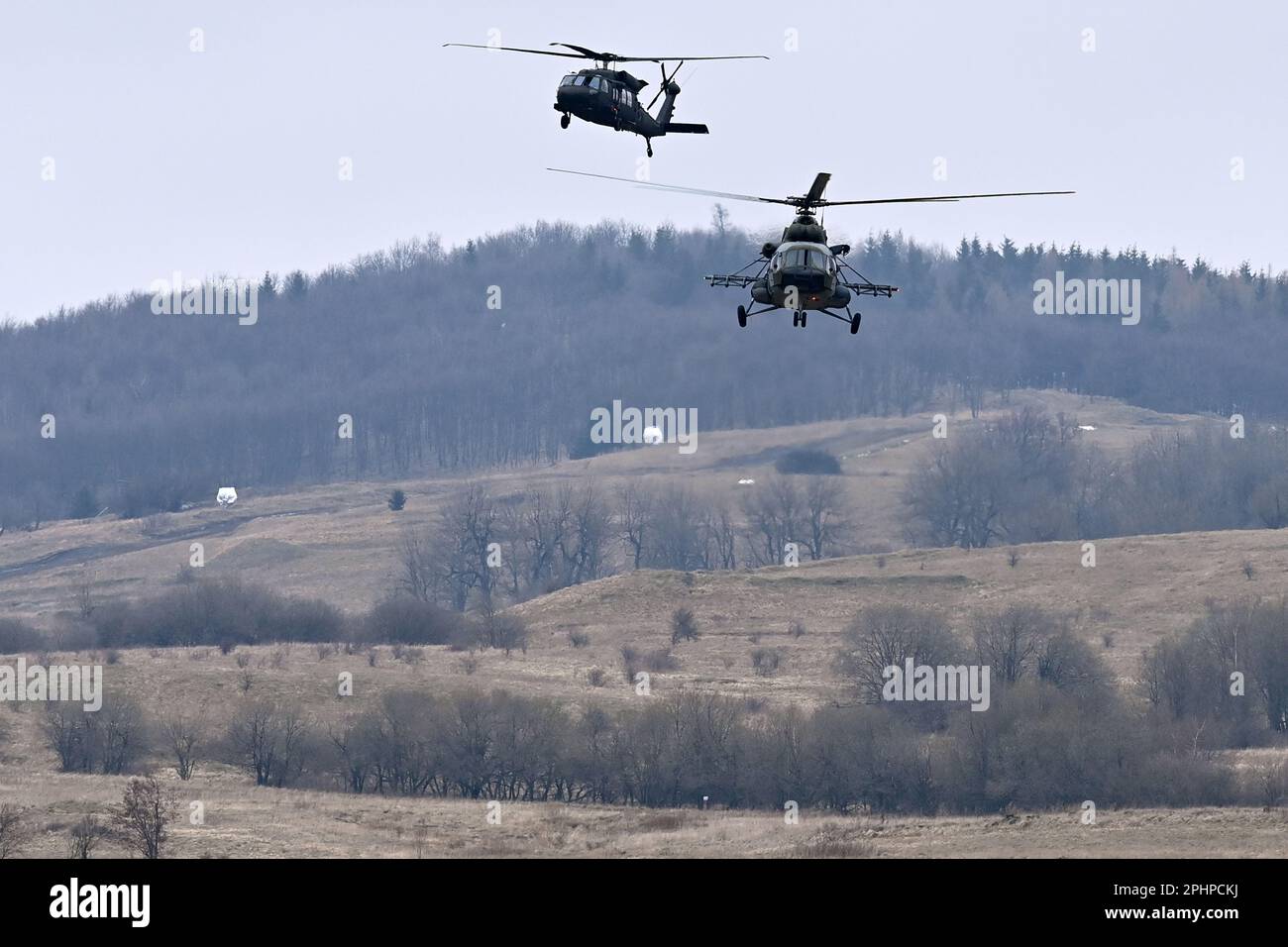 Brezina, Czech Republic. 29th Mar, 2023. Czech and Slovak troops are ...