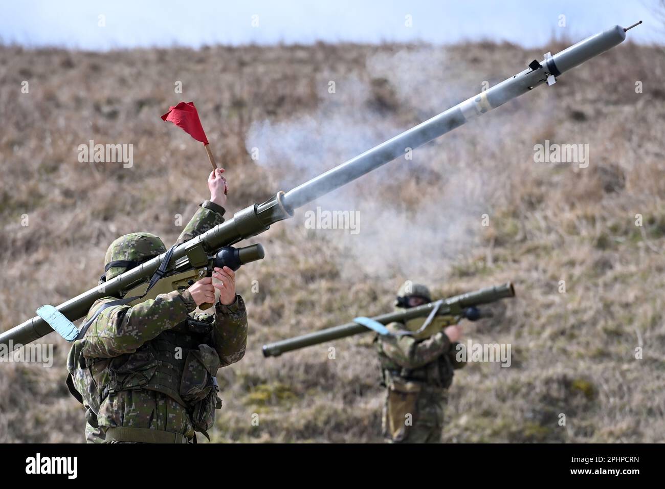 Brezina, Czech Republic. 29th Mar, 2023. Czech and Slovak troops are ...