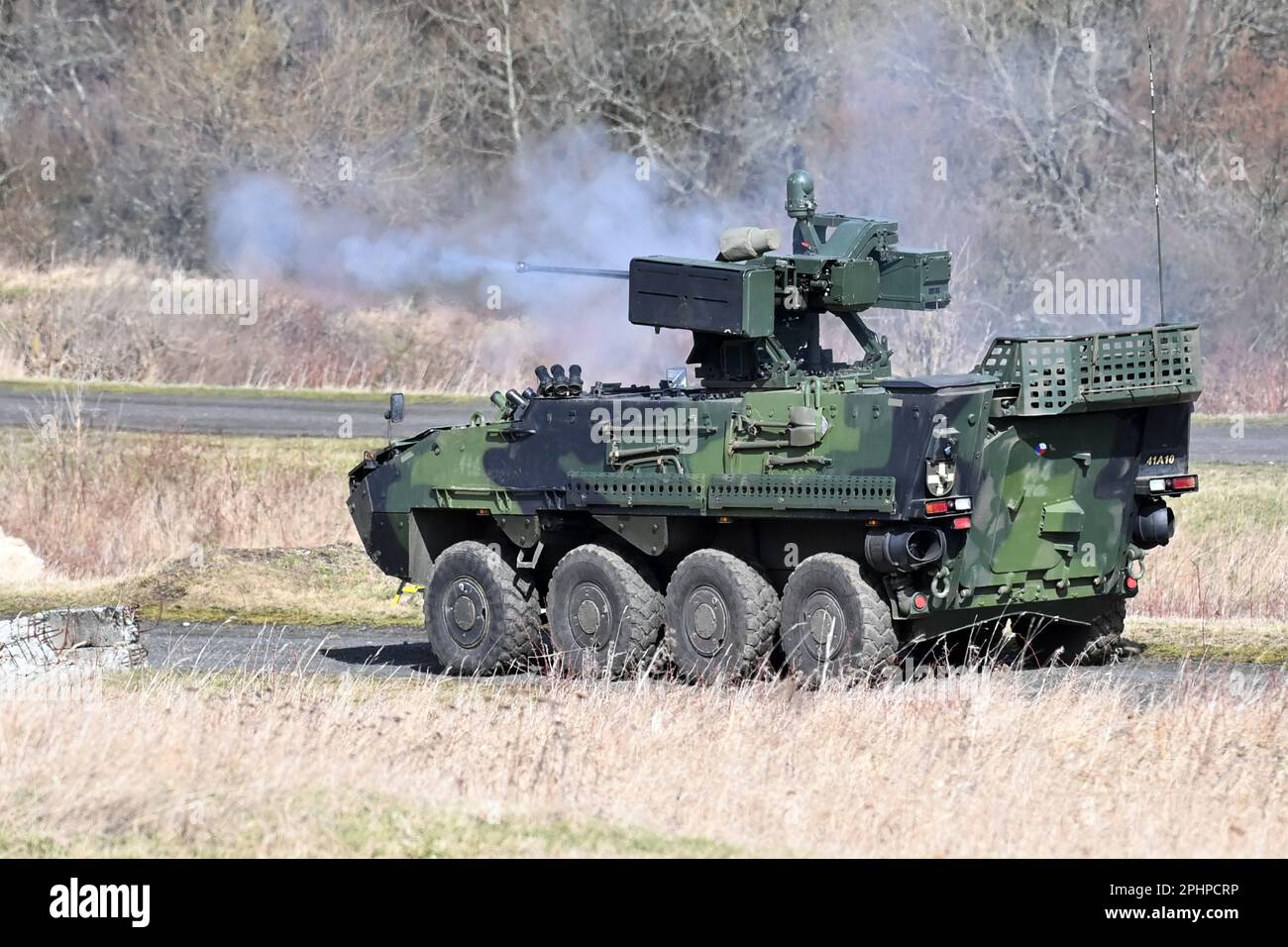 Brezina, Czech Republic. 29th Mar, 2023. Czech and Slovak troops are ...