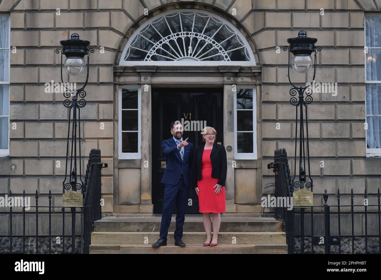 Edinburgh Scotland, UK 29 March 2023. First Minister Of Scotland Humza ...