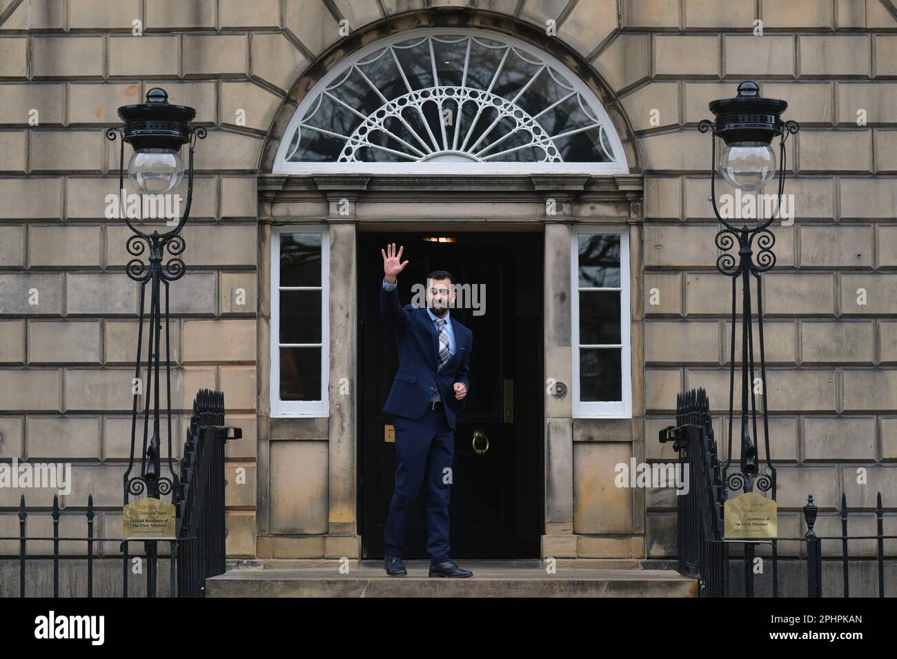 Edinburgh Scotland, UK 29 March 2023. First Minister of Scotland Humza