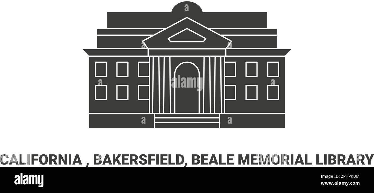 United States, California , Bakersfield, Beale Memorial Library, travel
