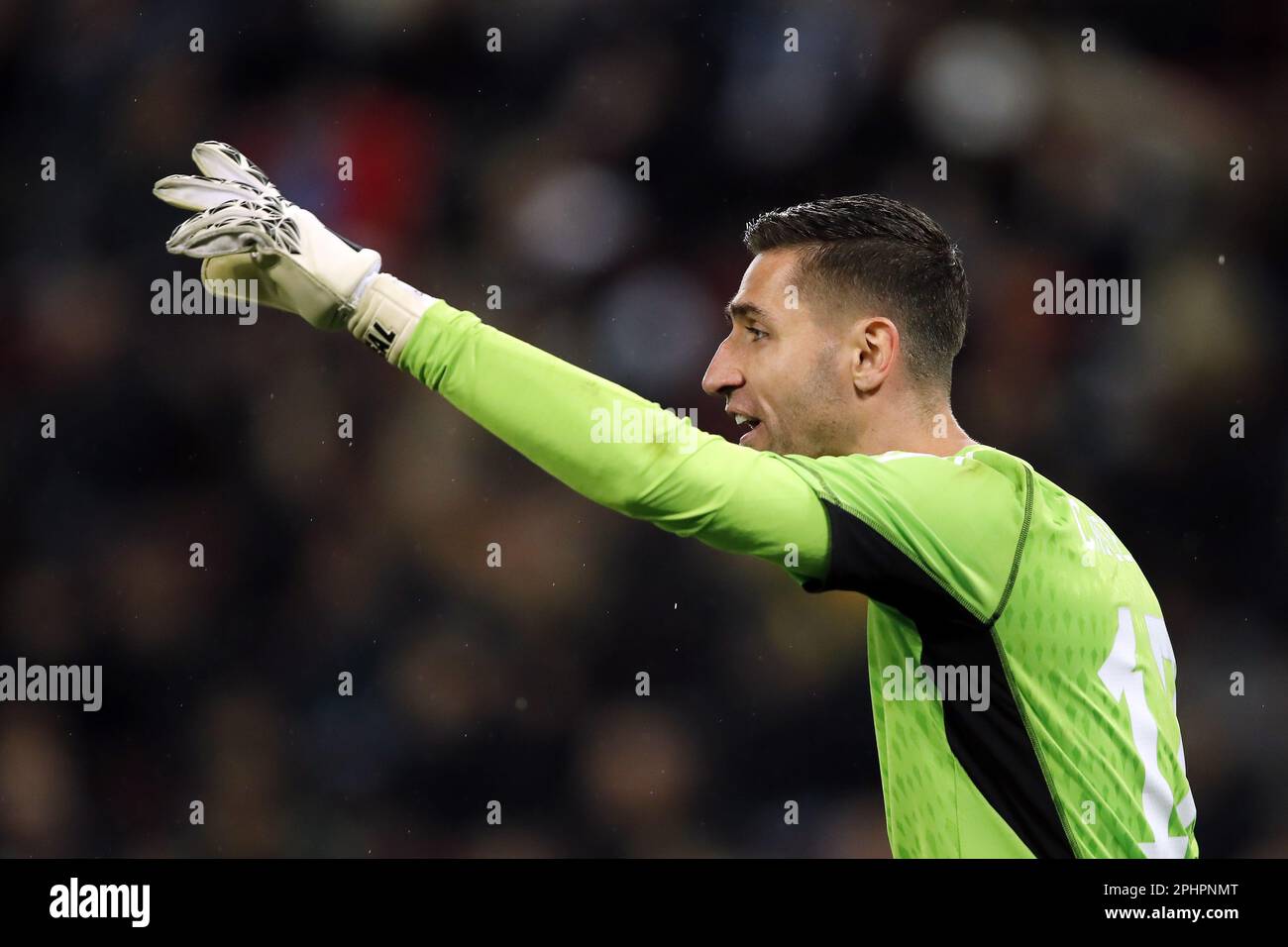 COLOGNE - Belgium goalkeeper Koen Casteels during the friendly match between Germany and Belgium at Rheinenergie stadium on March 28, 2023 in Cologne, Germany. AP | Dutch Height | BART STOUTJESDYK Stock Photo