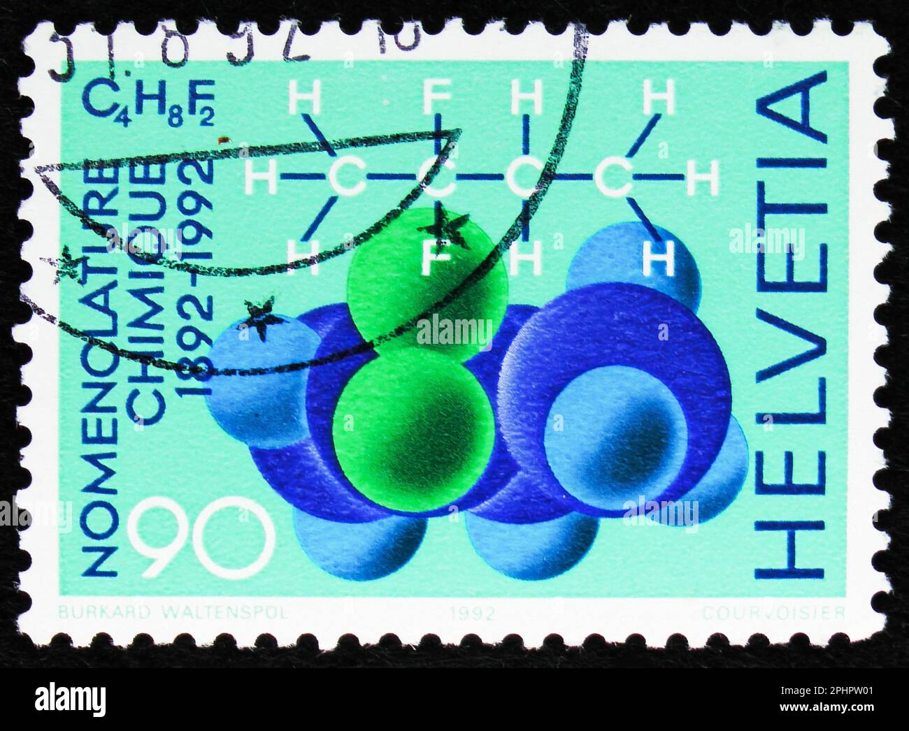 SWITZERLAND - CIRCA 1977: stamp printed by Switzerland, shows Chesslete,  Solothurn, circa 1977 Stock Photo - Alamy