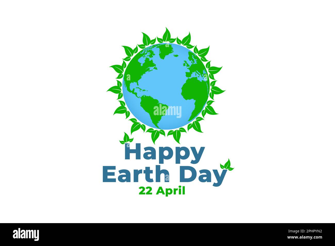 Happy International Earth Day. Environmental problems and environmental protection. Vector illustration. Caring for Nature. Stock Photo