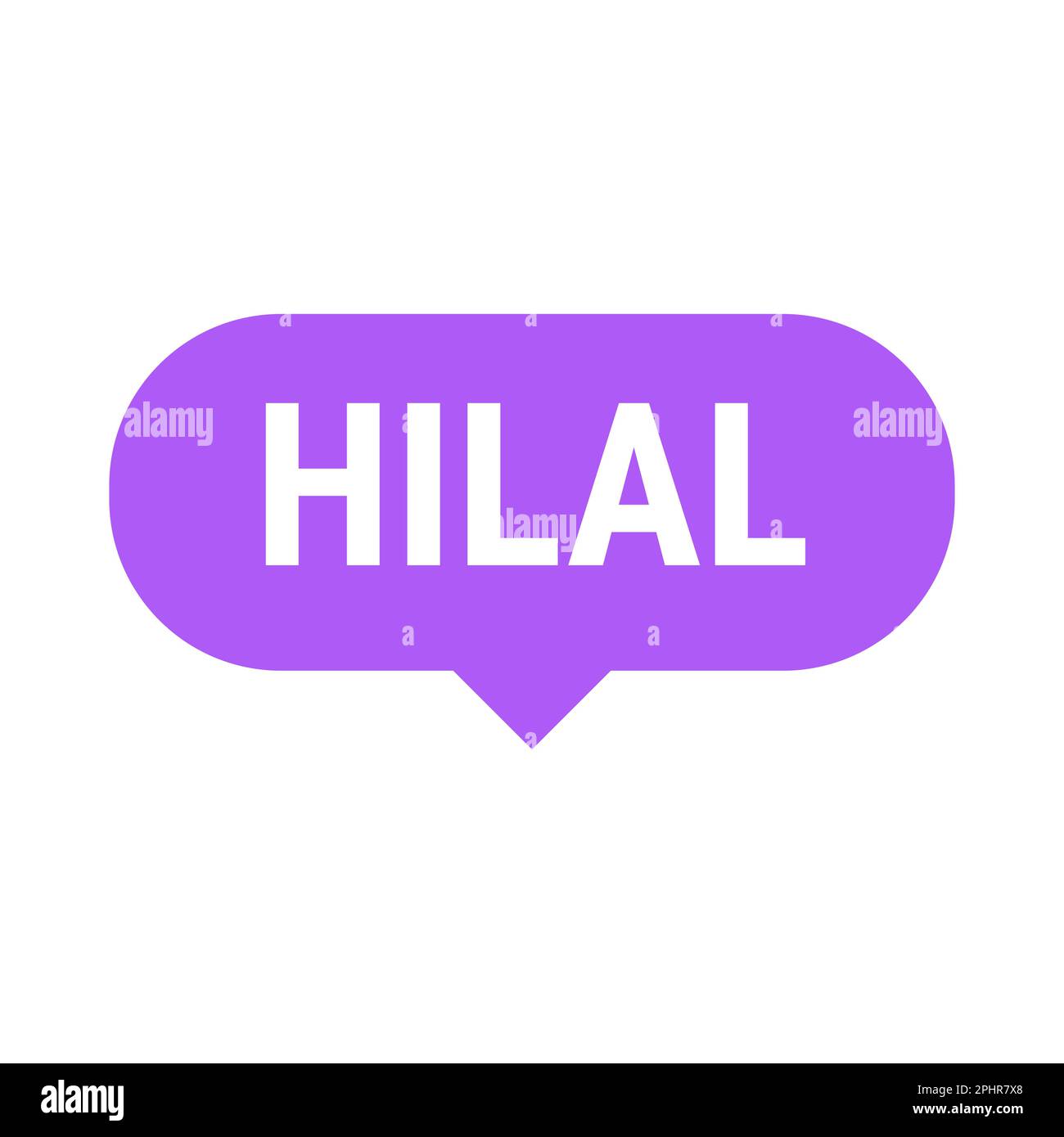 Hilal Sighting Purple Vector Callout Banner with Information on the ...