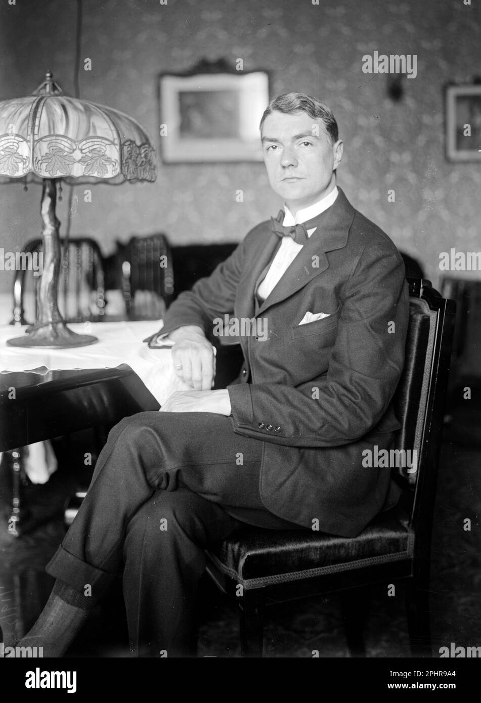 John Drinkwater (1882 – 1937) English poet Stock Photo
