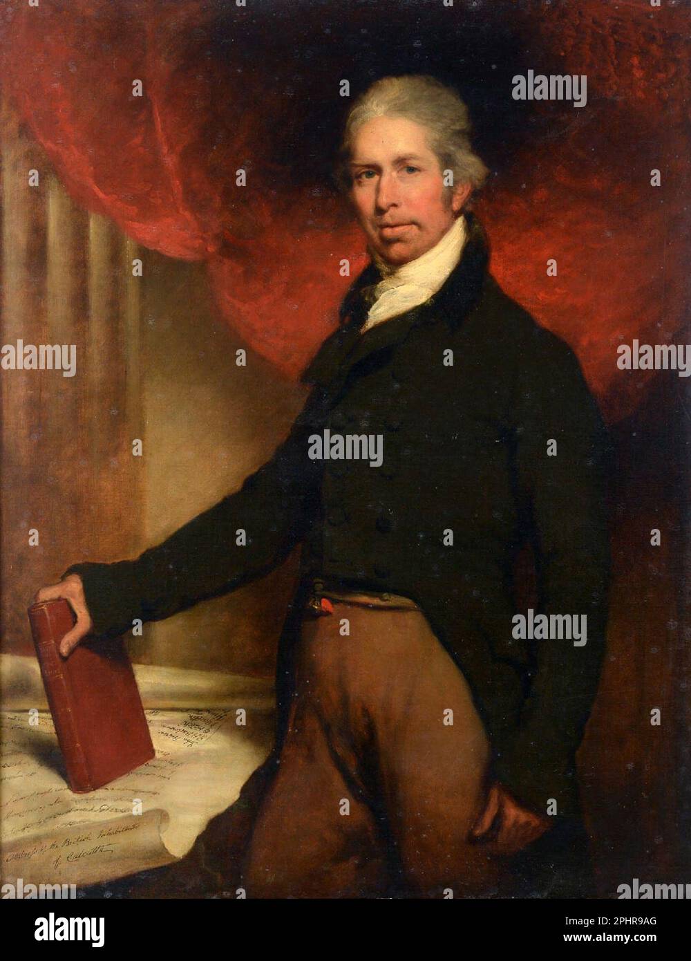 Sir John Shaw, (1751-1834), Painting by Arthur William Devis Stock Photo