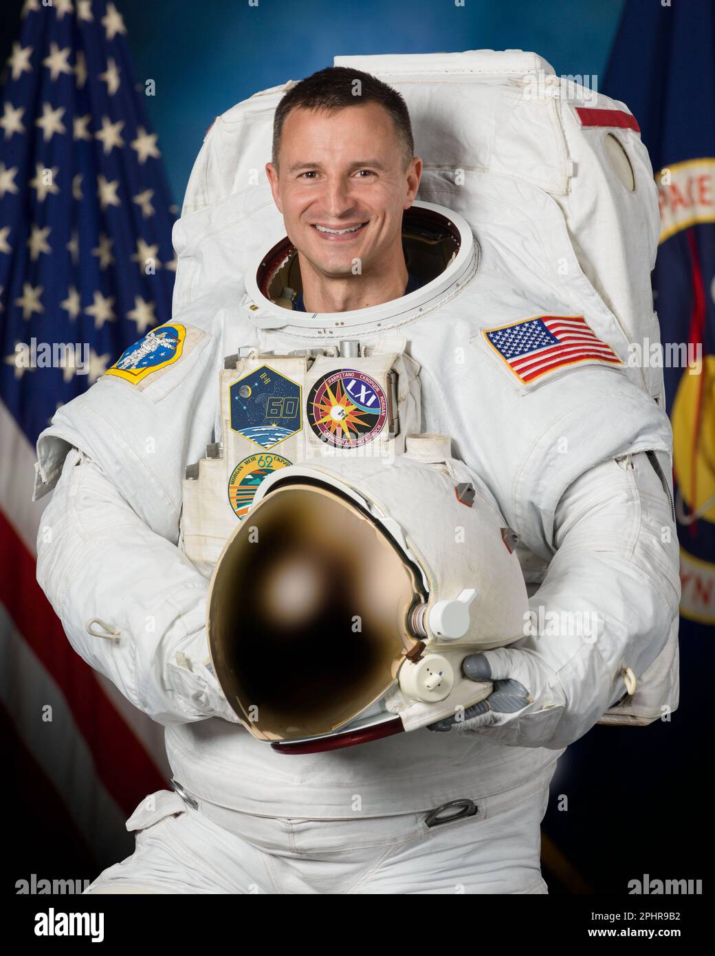 NASA Astronaut Portrait  - Expedition 57/58 Crew Member Drew Morgan Stock Photo