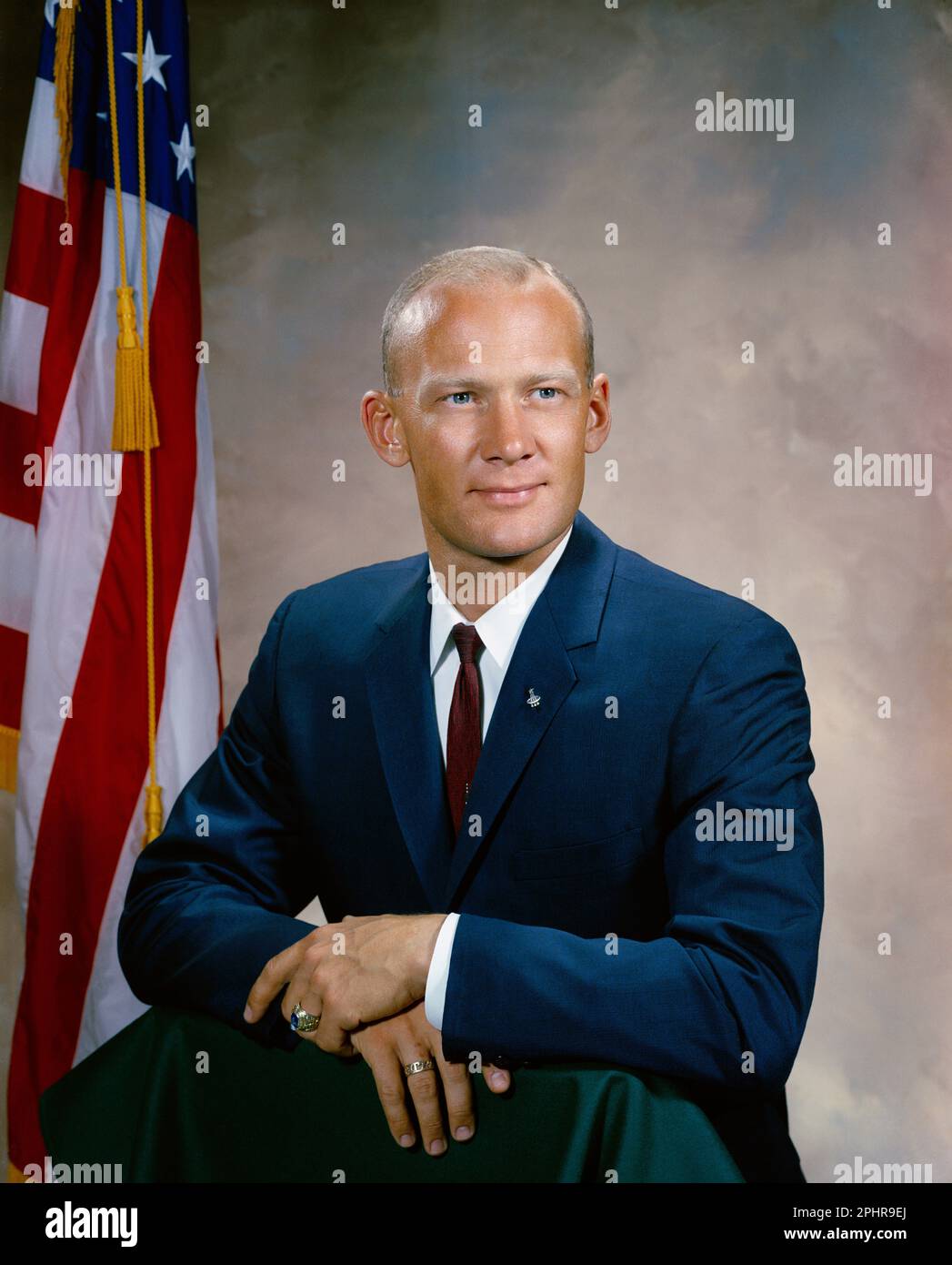 Buzz Aldrin, Astronaut Edwin E. 'Buzz' Aldrin Jr. Stock Photo