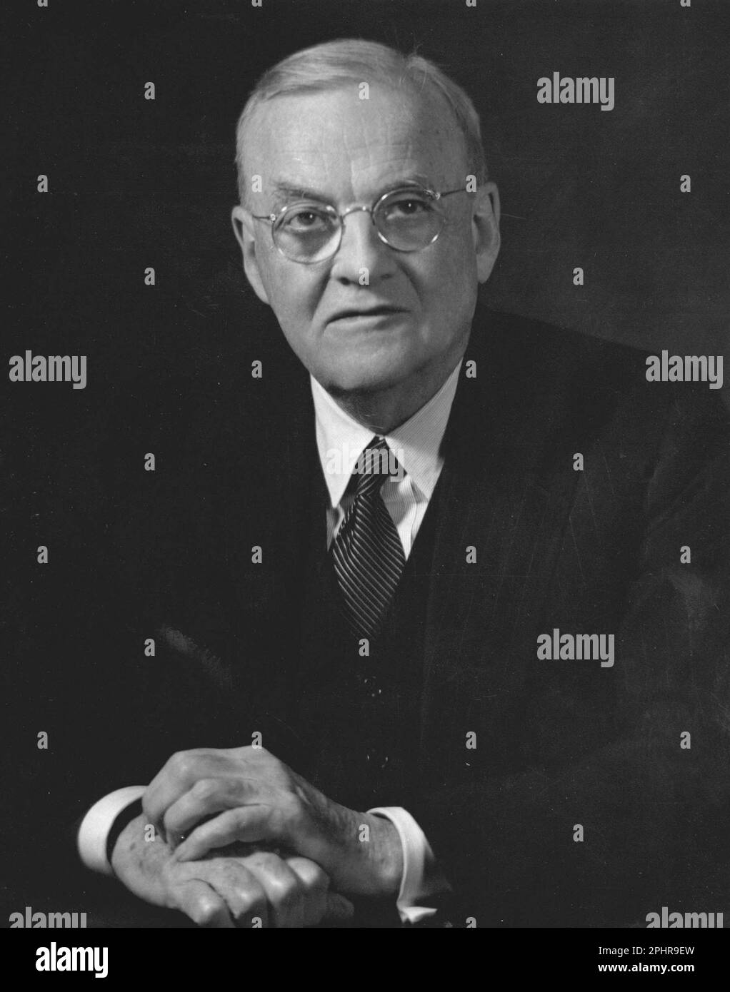 John Dulles, John Foster Dulles (1888 – 1959) American diplomat and Republican Party politician. Stock Photo