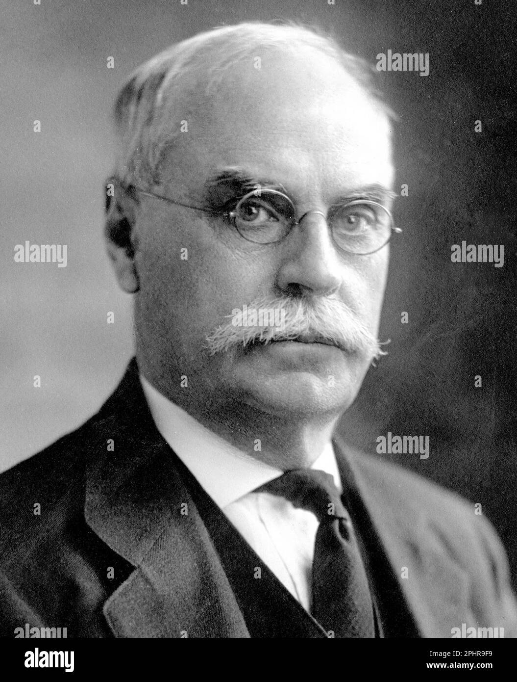 Edwin Hall, Edwin Herbert Hall (1855 – 1938) American physicist Stock Photo