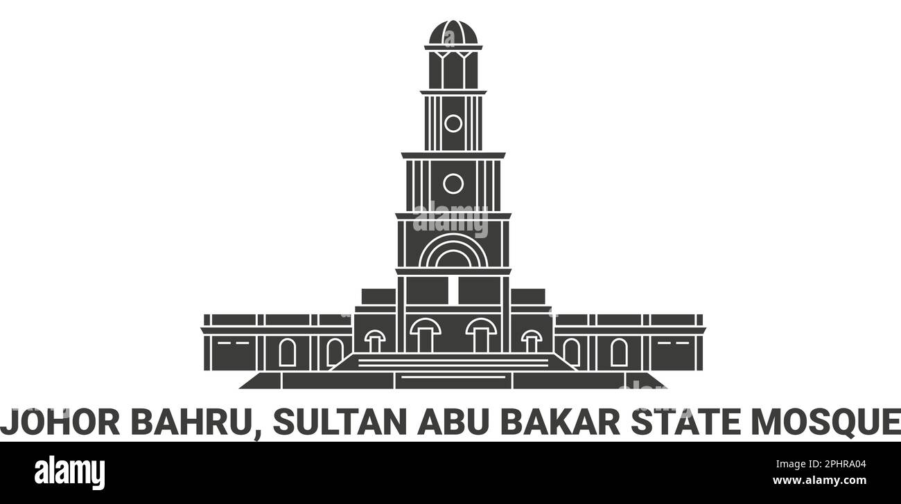 Malaysia, Johor Bahru, Sultan Abu Bakar State Mosque, travel landmark