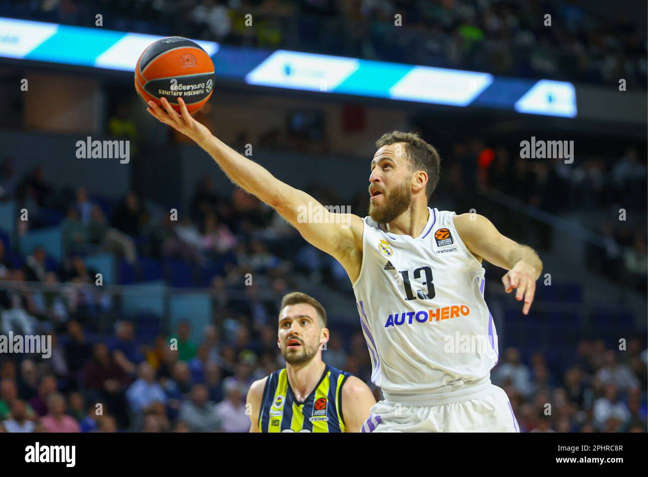 Madrid, Spain. 29th Mar, 2023. 29th March 2023; Wizink Center; Madrid;  Spain; Turkish Airlines Euroleague Basketball; Real Madrid vs Fenerbahce  Beko Istanbul; Sergio Rodriguez (Real Madrid) 900/Cordon Press Credit:  CORDON PRESS/Alamy Live
