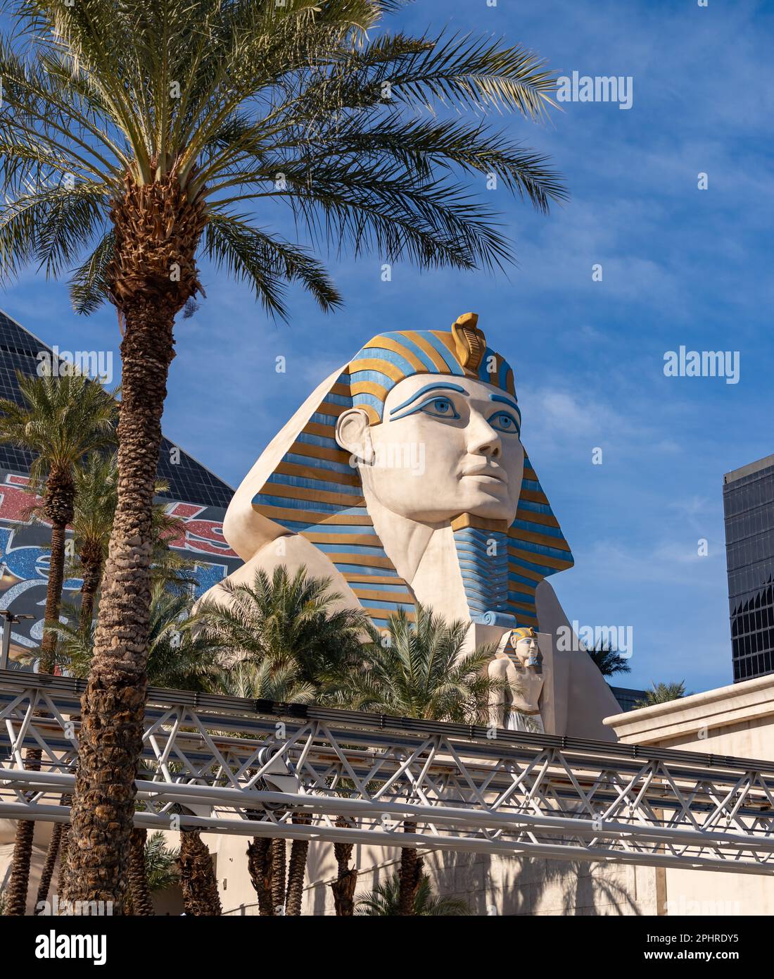 Egyptian statue luxor las vegas hi-res stock photography and