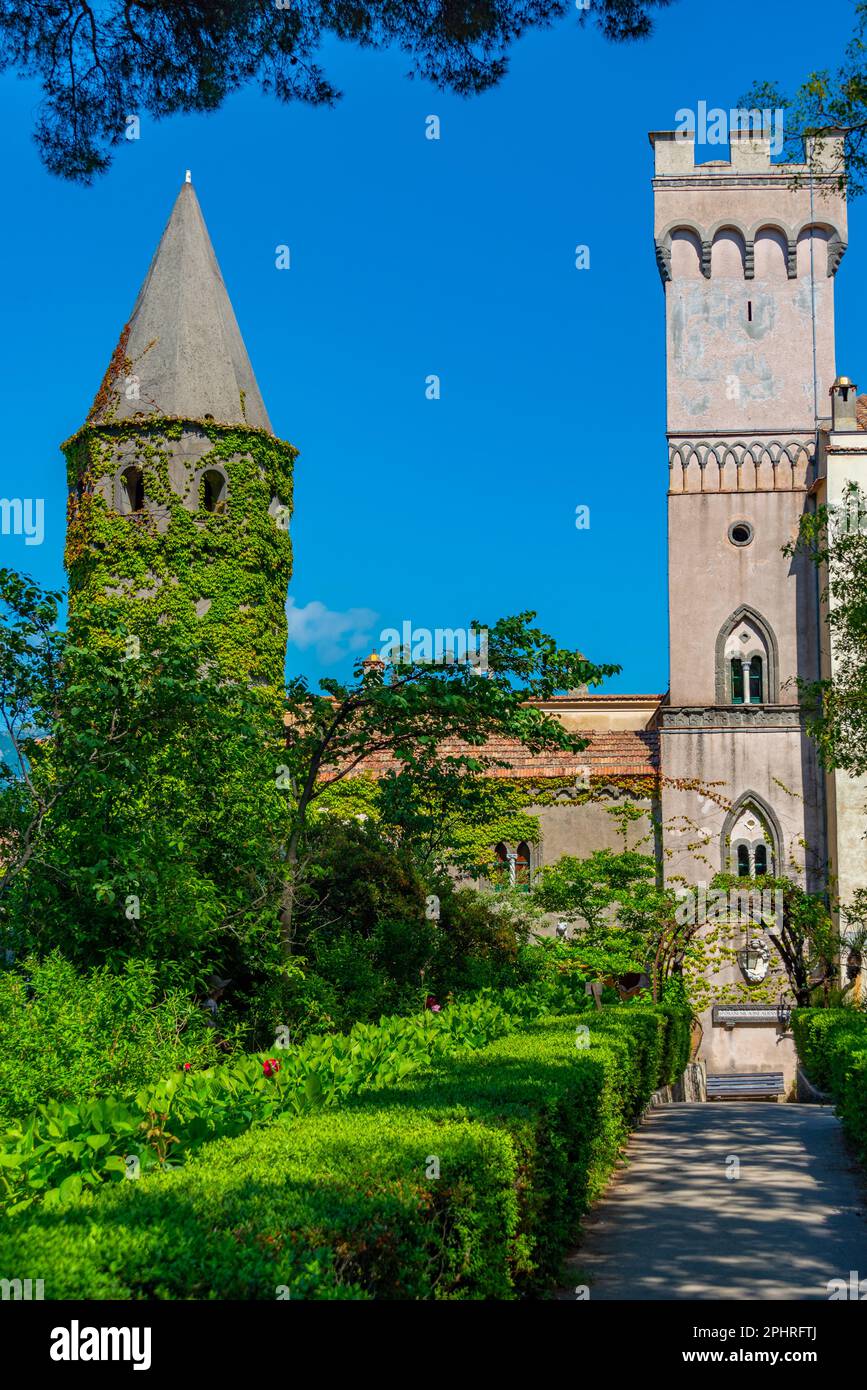 Villa Cimbrone in the Italian town Ravello Stock Photo - Alamy