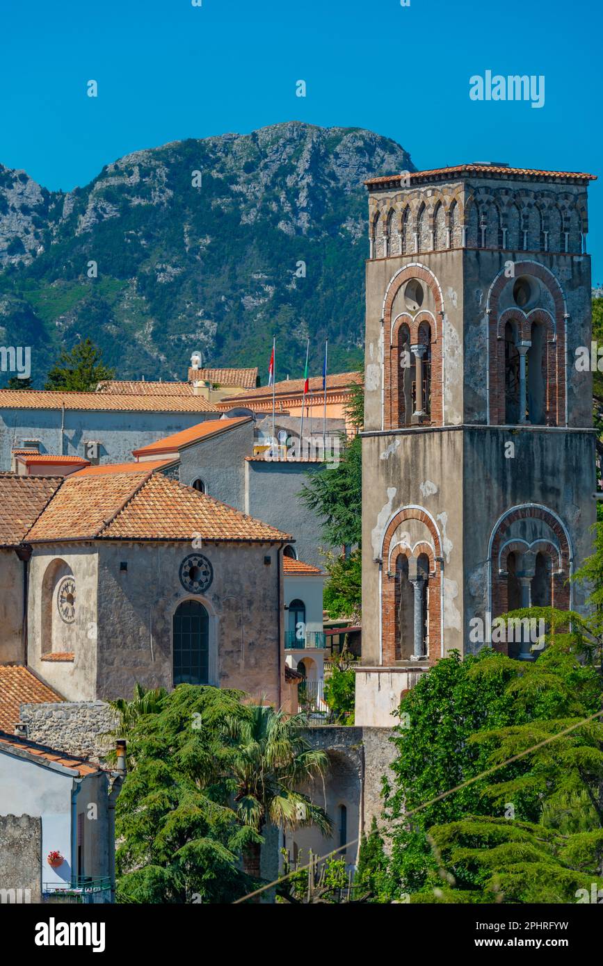 Aerial view of Italian town Ravello Stock Photo - Alamy