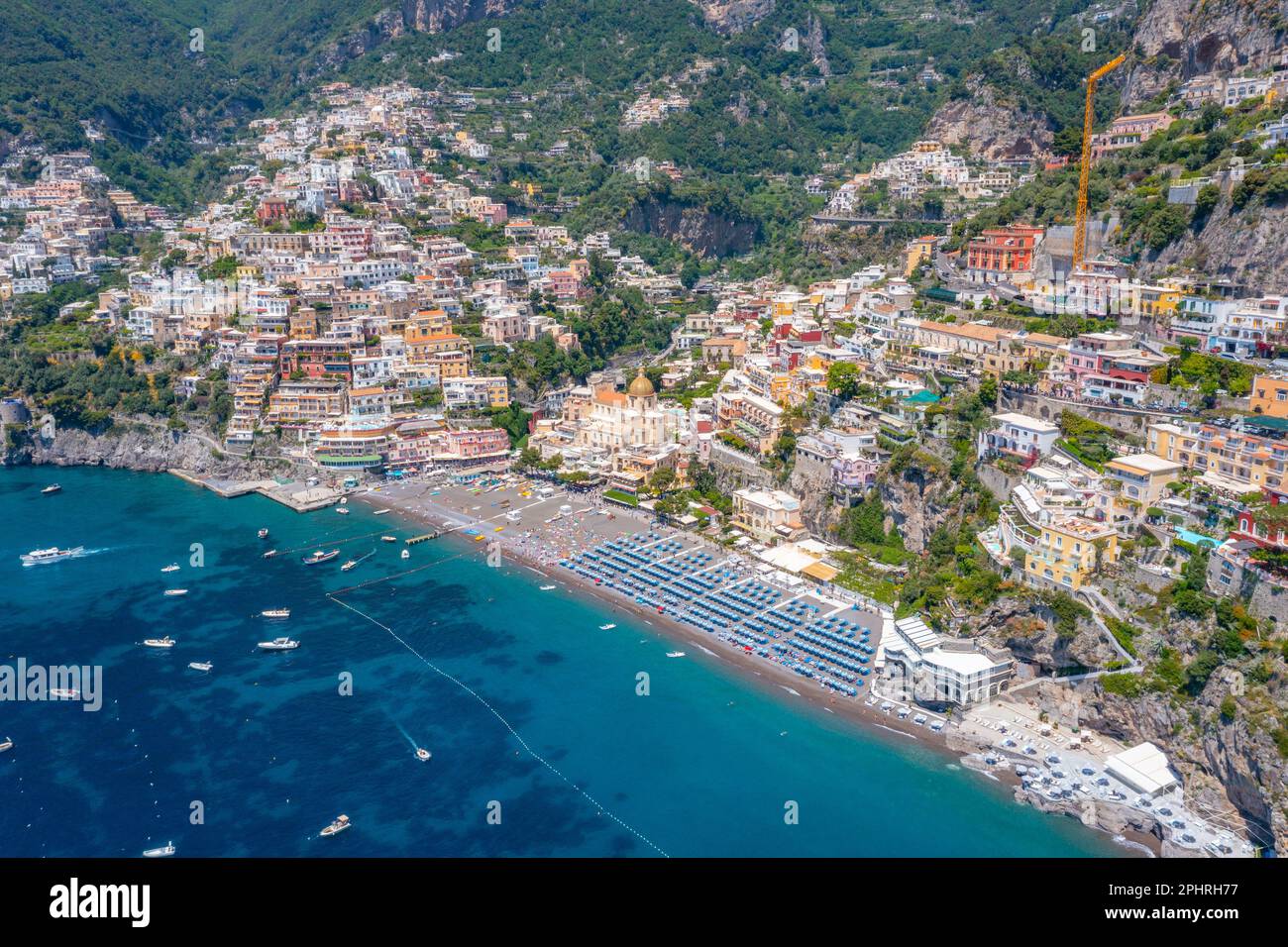 Panorama Of Costiera Amalfitana At Positano, Italy Stock Photo - Alamy