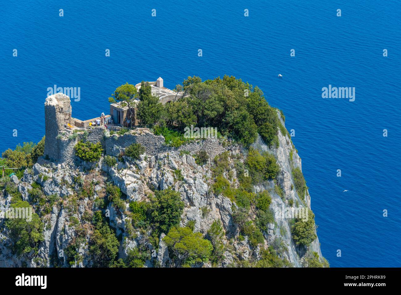 Castello Barbarossa at Capri island in Italy Stock Photo - Alamy