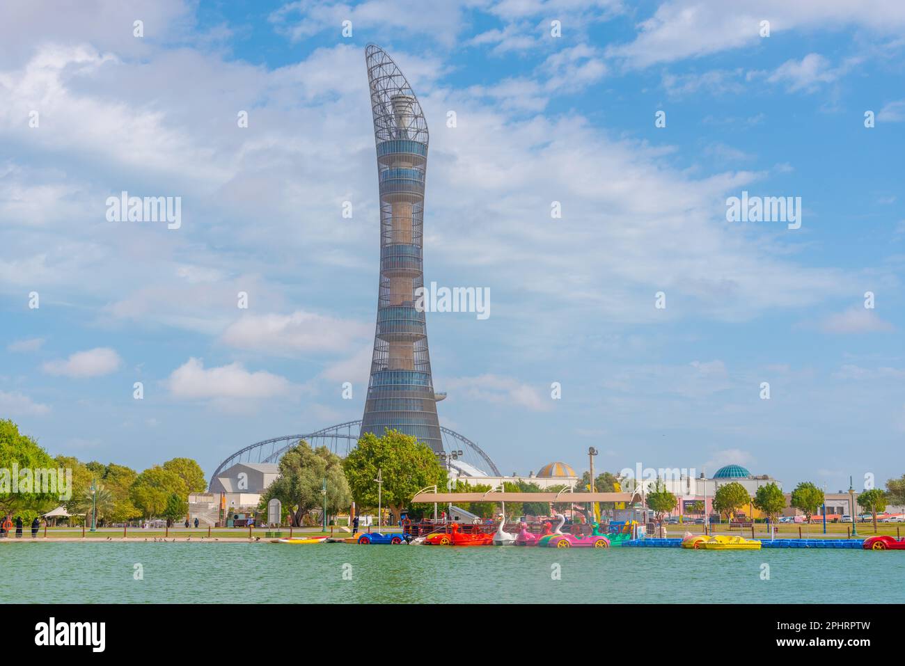 Aspire park tower torch hi-res stock photography and images - Alamy
