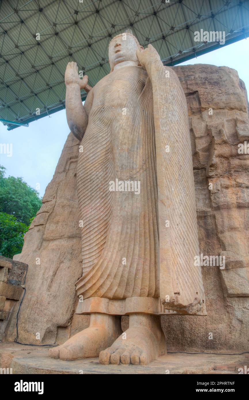 Aukana buddha statue in Sri Lanka Stock Photo Alamy