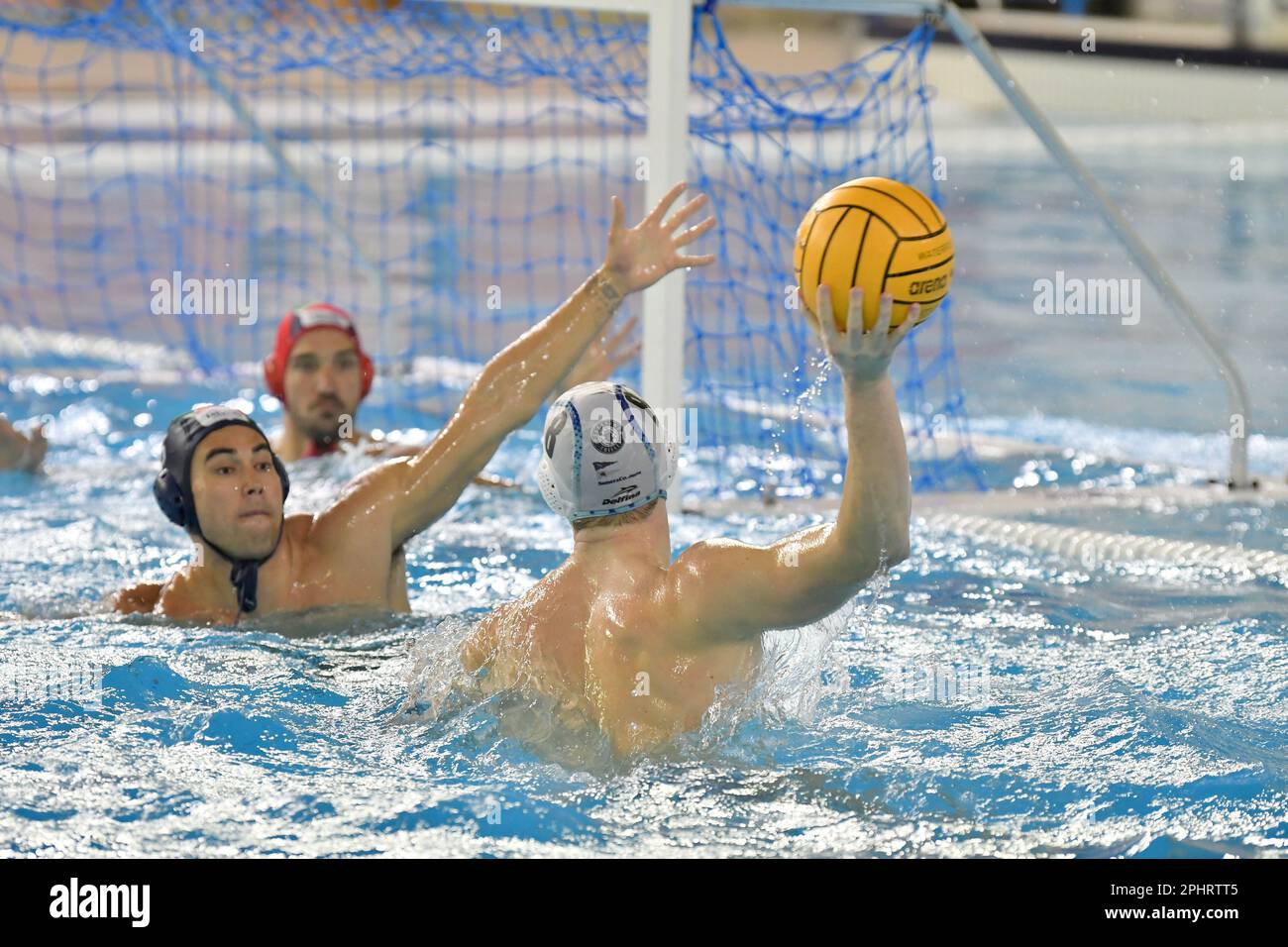 Trieste, Italy. 29th Mar, 2023. Giacomo Bini (Pallanuoto Trieste) during Pallanuoto Trieste vs Telimar, Waterpolo Italian Serie A match in Trieste, Italy, March 29 2023 Credit: Independent Photo Agency/Alamy Live News Stock Photo