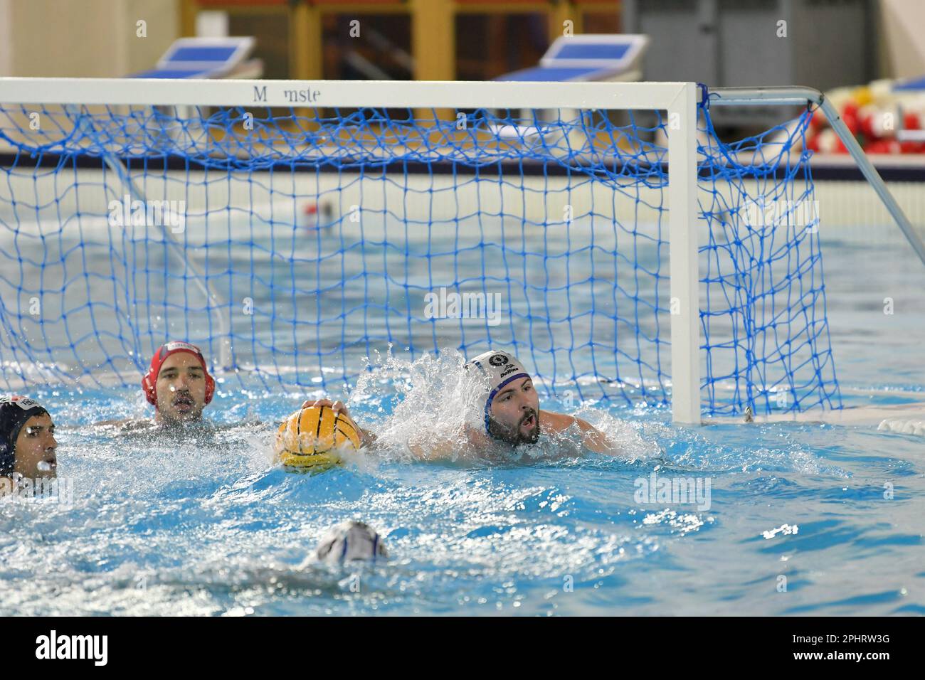 Trieste, Italy. 29th Mar, 2023. Ivo Bego (Pallanuoto Trieste) during Pallanuoto Trieste vs Telimar, Waterpolo Italian Serie A match in Trieste, Italy, March 29 2023 Credit: Independent Photo Agency/Alamy Live News Stock Photo