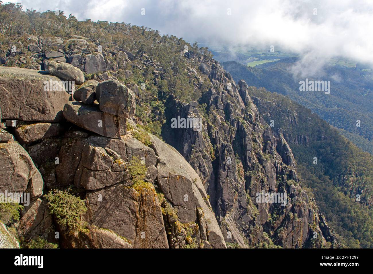 The Gorge on Mt Buffalo Stock Photo