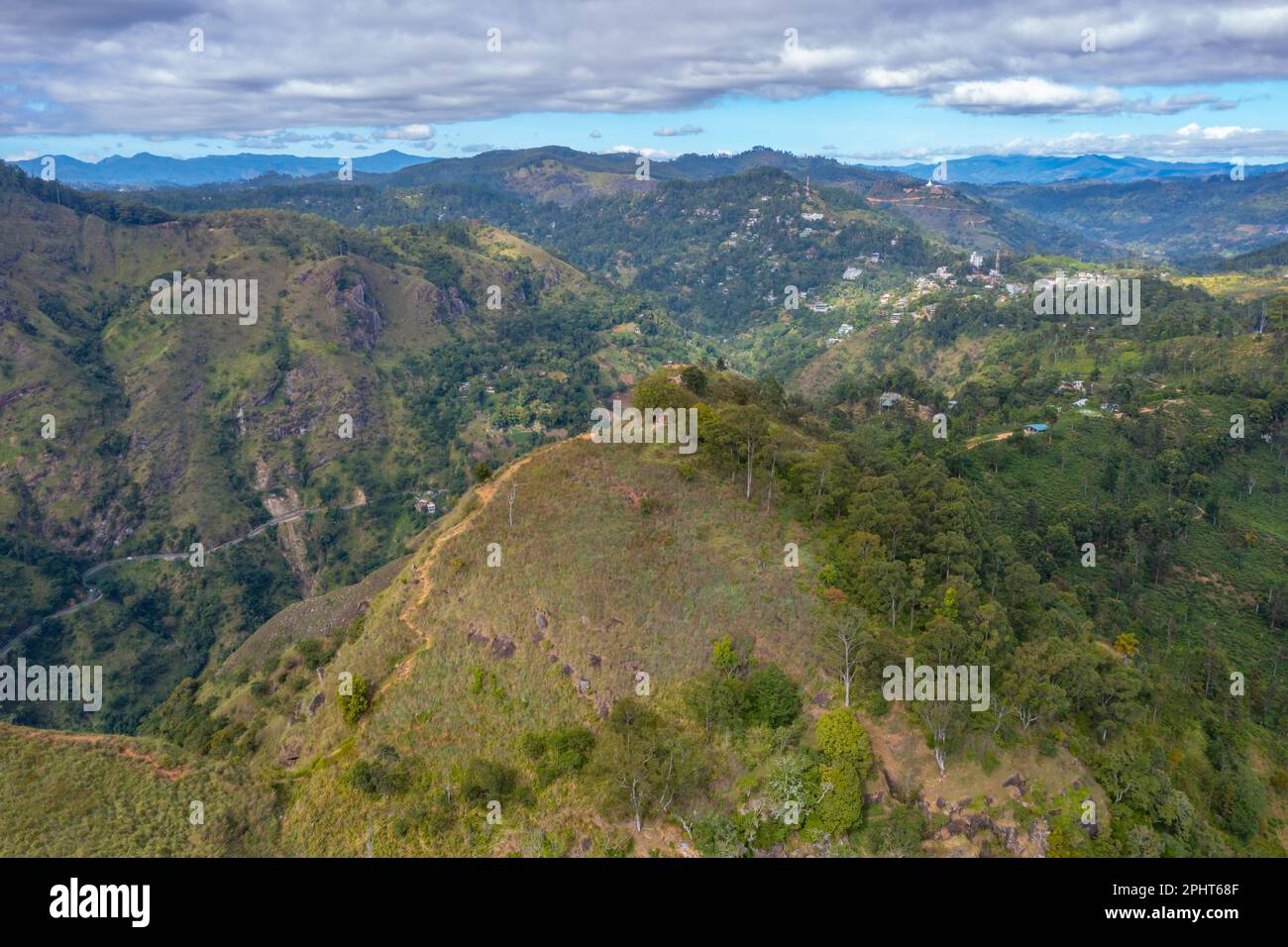 Aerial view of little adam's peak at Sri Lanka Stock Photo - Alamy