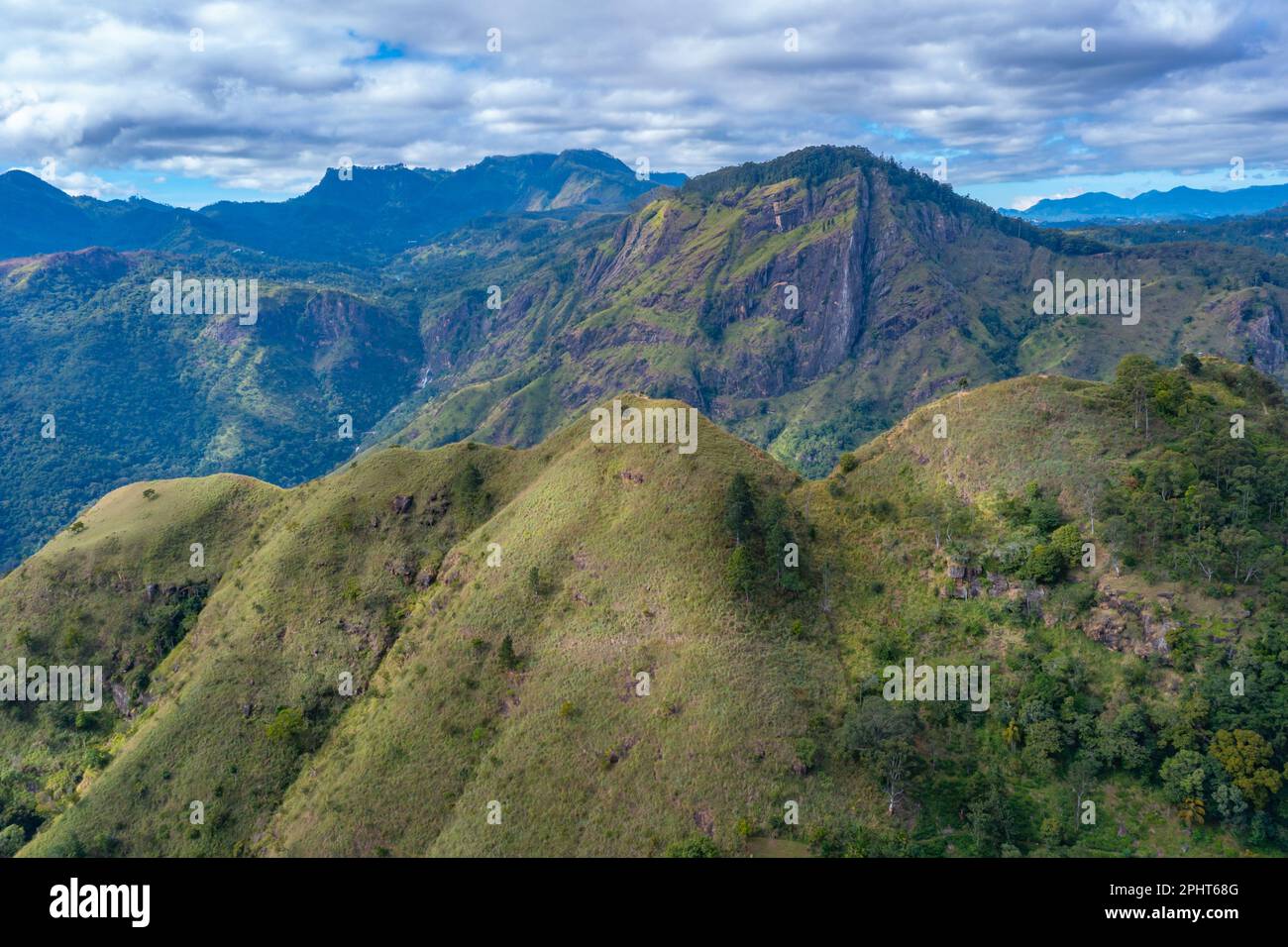 Aerial view of little adam's peak at Sri Lanka Stock Photo - Alamy