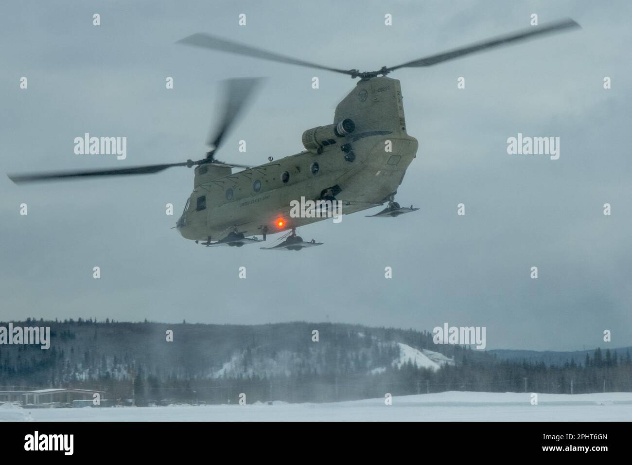 A CH47 Chinook helicopter from 152d General Support Aviation