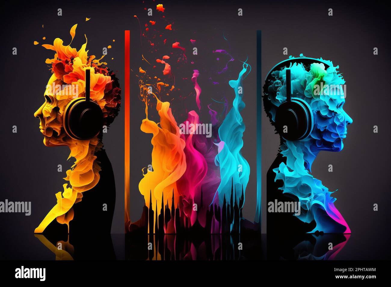 The concept of an eternal theme about the eternity of music. Musical