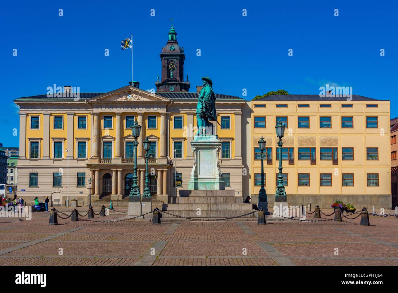 View of the gustav adolf square in Goteborg, Sweden Stock Photo - Alamy